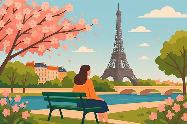 Paris na primavera